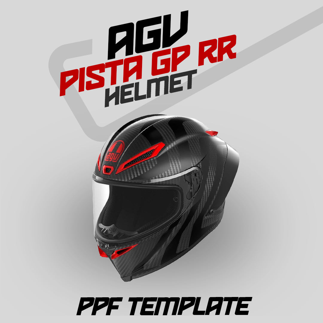 agv pista gp layout abstract AGV Pista GP RR (L-XL) PPF Helmet Template