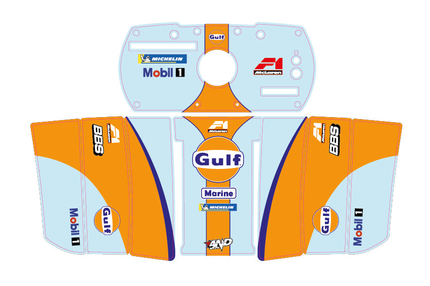 Fanatec CSL Elite Wheeldrive Editable vector files, ready for printing skin (Bundle Pack) - AndDesign Motocross Templates