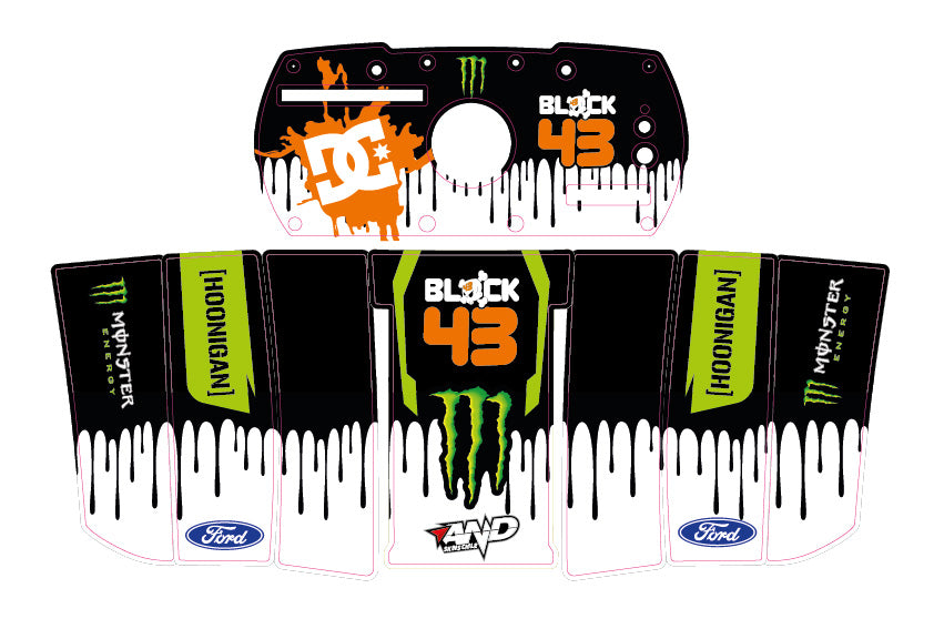 Fanatec CSL Elite Wheeldrive Editable vector files, ready for printing skin (Bundle Pack) - AndDesign Motocross Templates