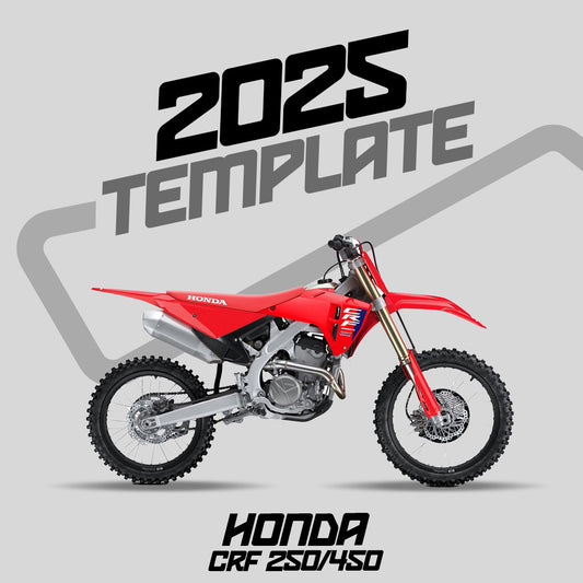 HONDA CRF 250-450 (2025) Template - AndDesign Motocross Templates