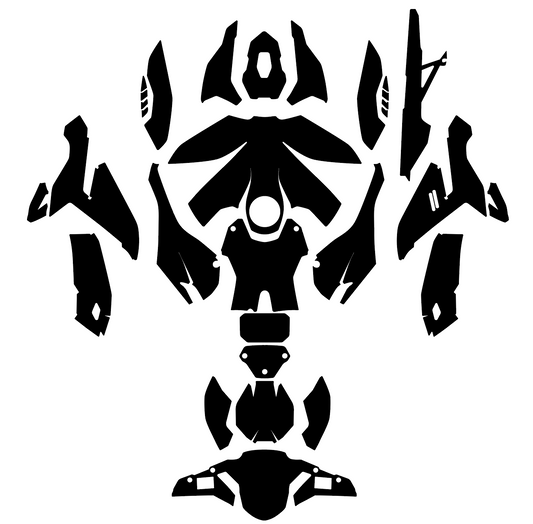 BMW S1000 R  - 2022/2024 PPF Template - AndDesign Motocross Templates