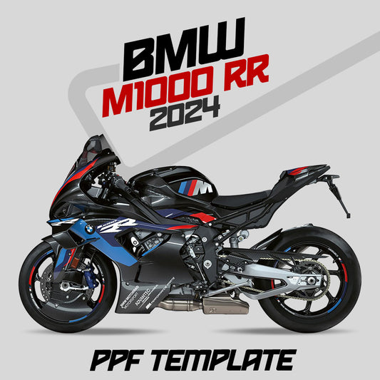 BMW M1000 RR M Performance - 2024 PPF Template - AndDesign Motocross Templates