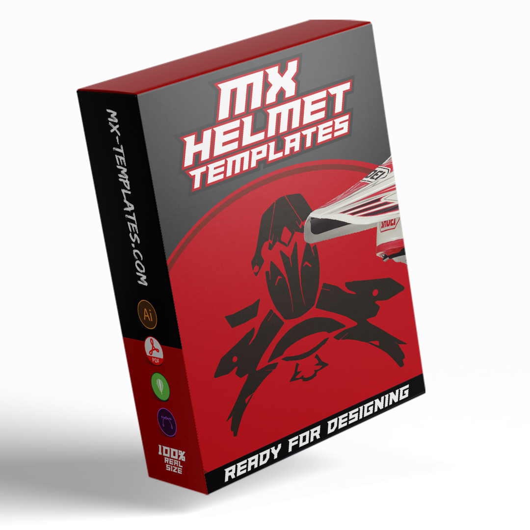 Motocross Helmet Templates (bundle Pack) (15 files)