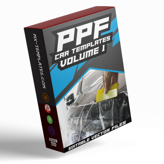 PPF Car Templates VOL 1. (bundle Pack) - AndDesign Motocross Templates