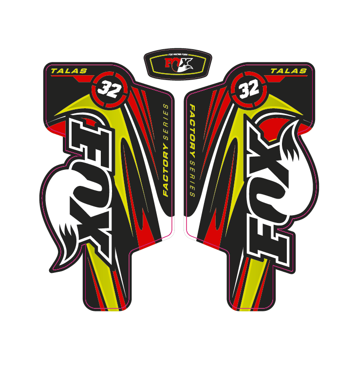 Mountain Bike Forks Graphics (2014-2018 bundle Pack) - AndDesign Motocross Templates