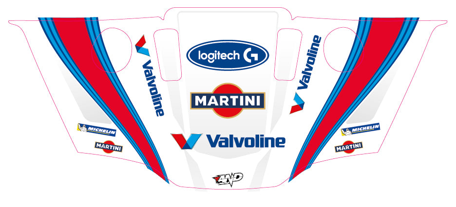 Logitech G29/G920/G27/G25 Editable vector files, ready for printing skin (Bundle Pack) - AndDesign Motocross Templates