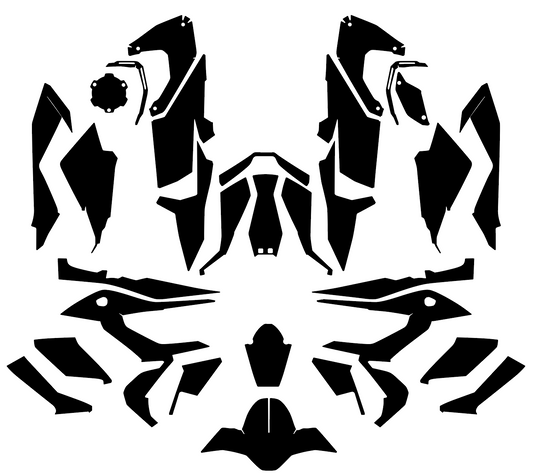 HONDA X-ADV 2023/2024 PPF Template - AndDesign Motocross Templates