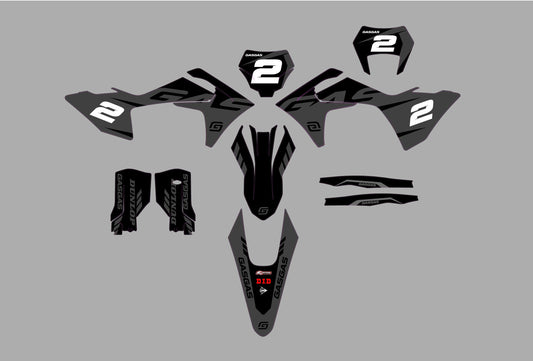 GasGas - EC-MC All models - 2024-2025 (kit 03) - AndDesign Motocross Templates