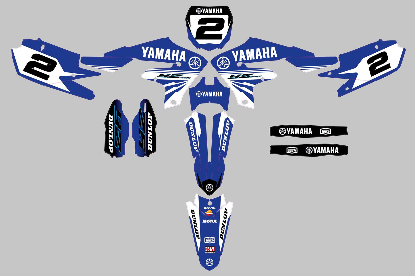 Yamaha - YZF450_(2018-2023) (kit 02) - AndDesign Motocross Templates