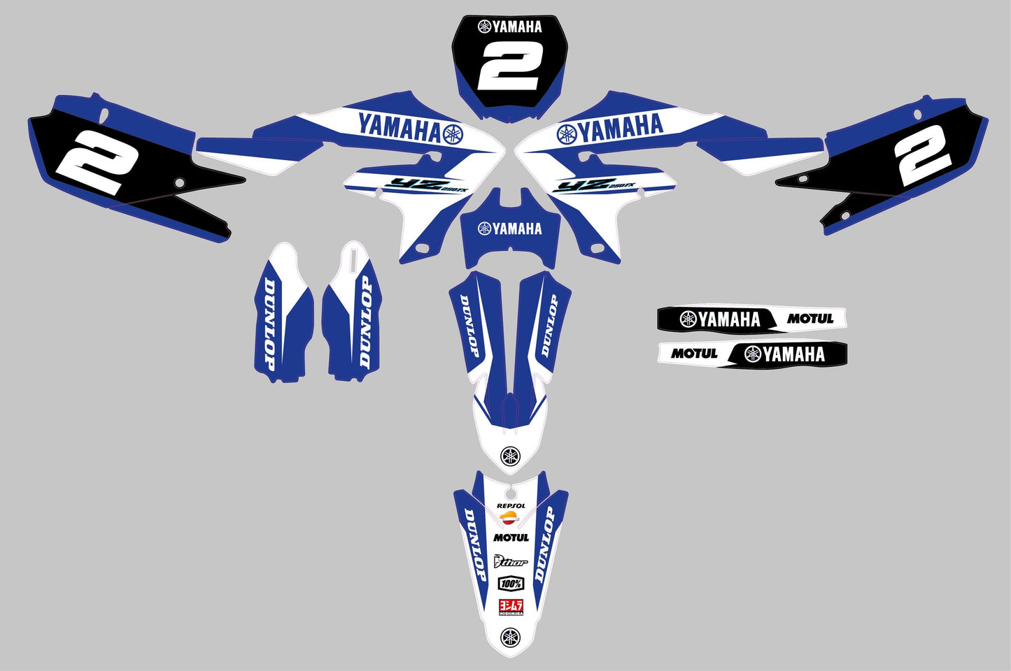 Yamaha - YZF450_(2018-2023) (kit 03) - AndDesign Motocross Templates