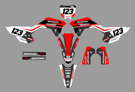 Honda CRF250-450 (2022-2024) (kit 02) - AndDesign Motocross Templates
