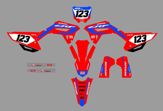 Honda CRF250-450 (2022-2024) (kit 05) - AndDesign Motocross Templates