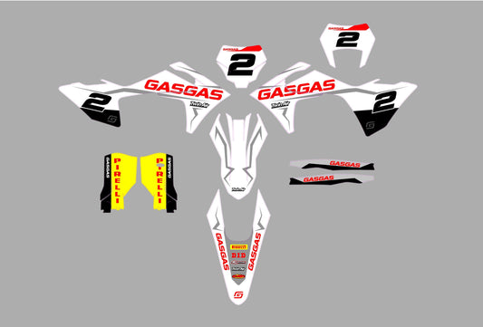GasGas - EC-MC All models - 2024-2025 (kit 04) - AndDesign Motocross Templates