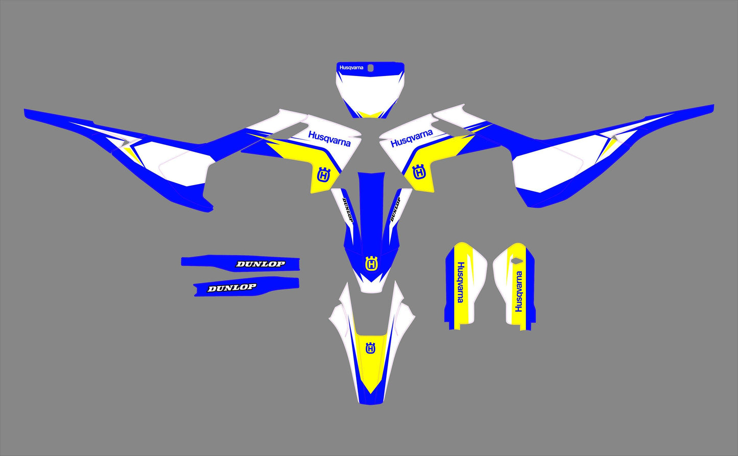 Husqvarna TC FC 125-250-450 (2016-2018) (kit 01) - AndDesign Motocross Templates
