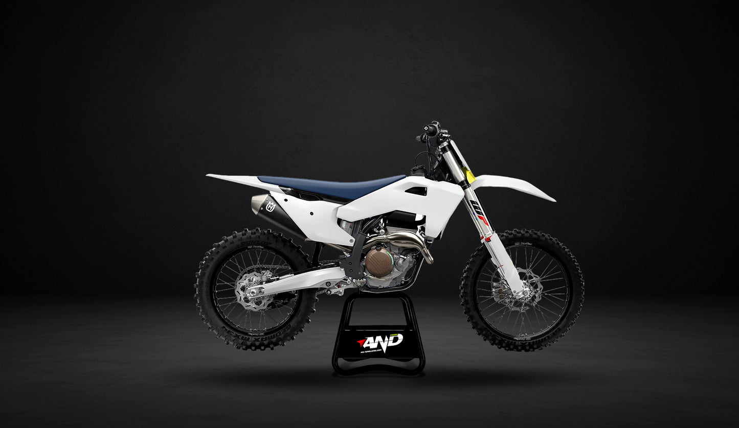 HUSQVARNA TC/FC 250 - 450 (2025) PSD Mockup Fully Customizable - AndDesign Motocross Templates