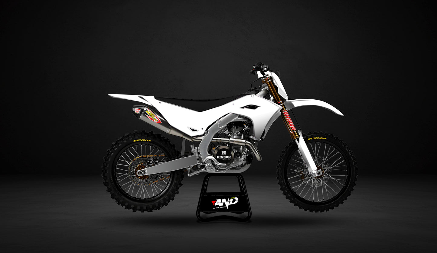 KAWASAKI KX 250 - 450 (2025) PSD Mockup Fully Customizable - AndDesign Motocross Templates