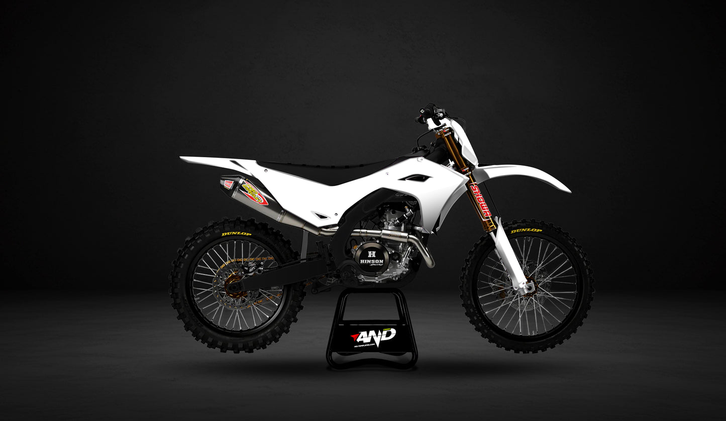 KAWASAKI KX 250 - 450 (2025) PSD Mockup Fully Customizable - AndDesign Motocross Templates