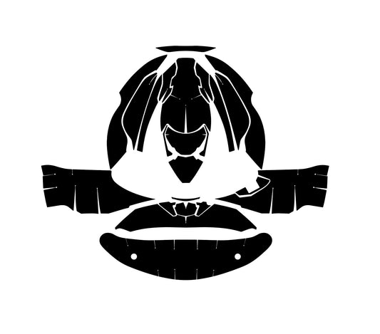 Shoei GT Air 2 (L-XL) PPF Helmet Template - AndDesign Motocross Templates