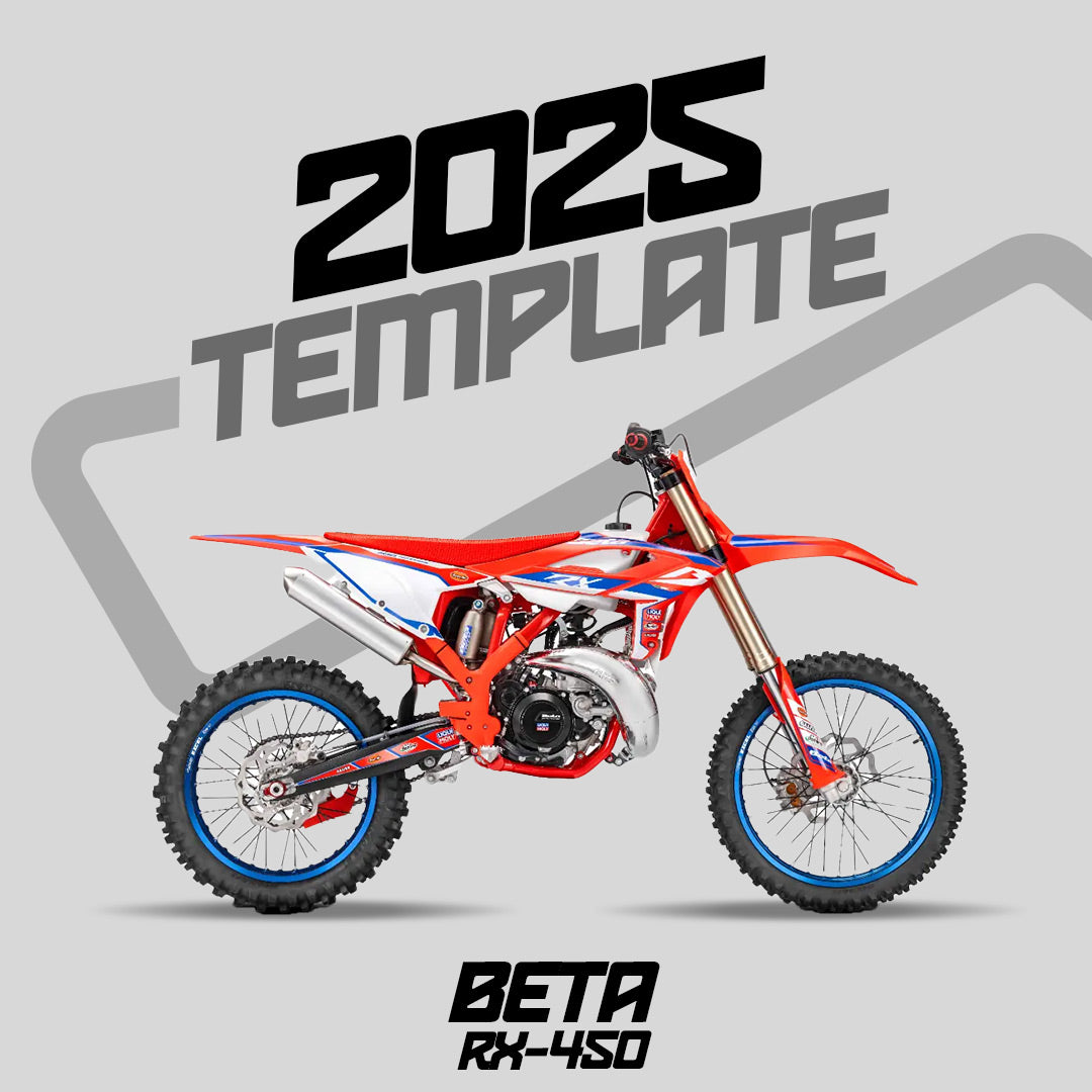 BETA RX 450 (2025) Template - AndDesign Motocross Templates