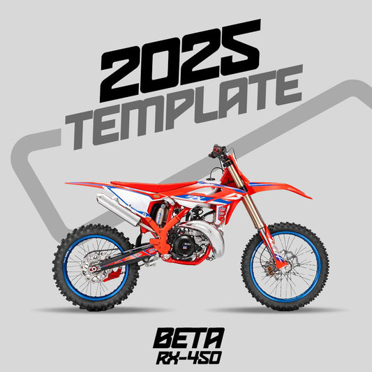 BETA RX 450 (2025) Template - AndDesign Motocross Templates