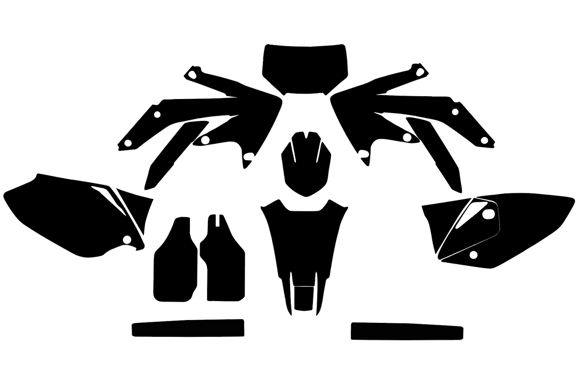 Honda CRF450X 2005-2012 template