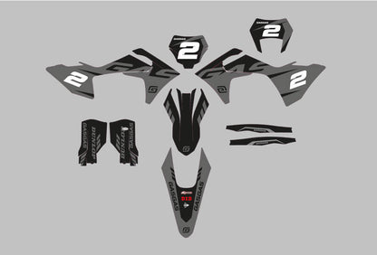 Ready Made Editable designs (Full Bundle pack ) 150 files MX and Enduro / ready for printing - AndDesign Motocross Templates