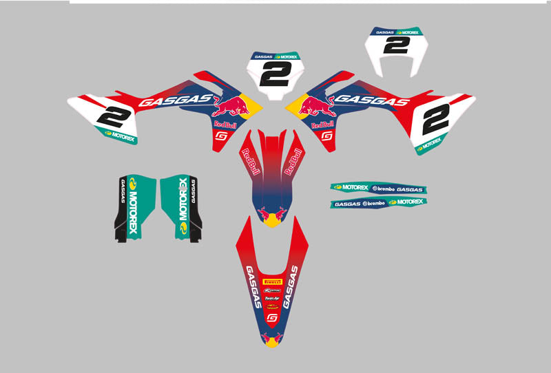 Ready Made Editable designs (Full Bundle pack ) 150 files MX and Enduro / ready for printing - AndDesign Motocross Templates