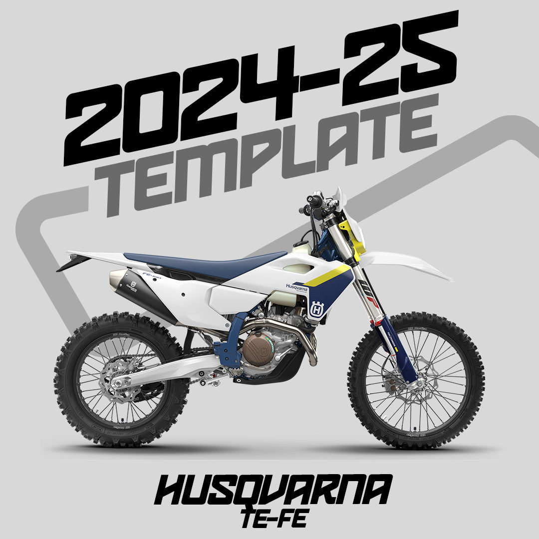 HUSQVARNA TE-FE (2024-2025) Template - AndDesign Motocross Templates