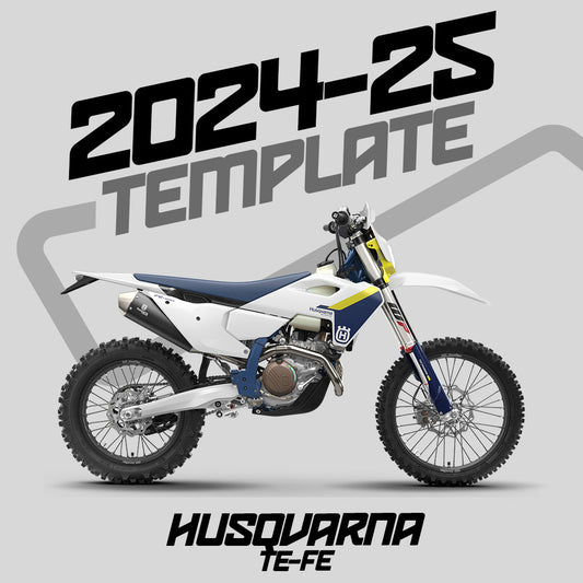 HUSQVARNA TE-FE (2024-2025) Template - AndDesign Motocross Templates