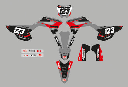 Ready Made Editable designs (Full Bundle pack ) 150 files MX and Enduro / ready for printing - AndDesign Motocross Templates