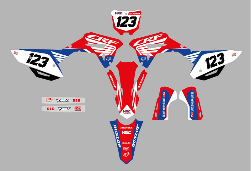 Ready Made Editable designs (Full Bundle pack ) 150 files MX and Enduro / ready for printing - AndDesign Motocross Templates