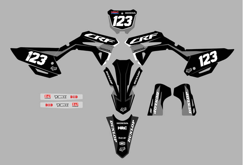 Ready Made Editable designs (Full Bundle pack ) 150 files MX and Enduro / ready for printing - AndDesign Motocross Templates