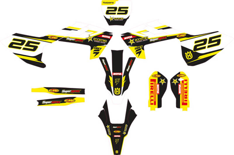 Ready Made Editable designs (Full Bundle pack ) 150 files MX and Enduro / ready for printing - AndDesign Motocross Templates