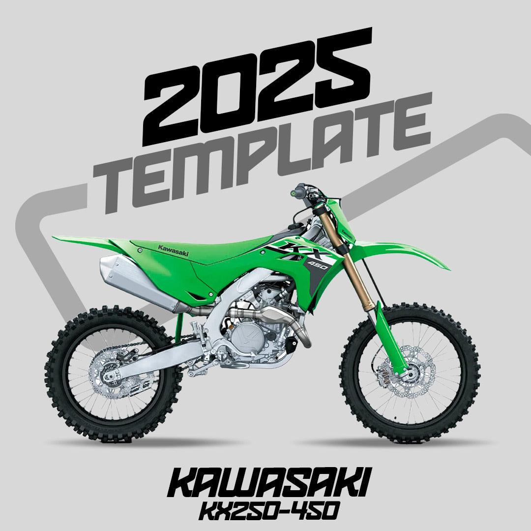 KAWASAKI KX 250-450 (2025) Template - AndDesign Motocross Templates