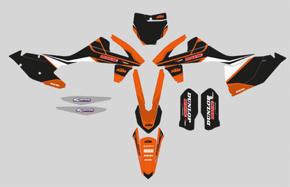 Ready Made Editable designs (Full Bundle pack ) 150 files MX and Enduro / ready for printing - AndDesign Motocross Templates
