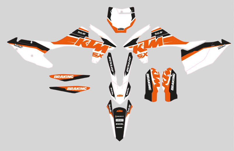 Ready Made Editable designs (Full Bundle pack ) 150 files MX and Enduro / ready for printing - AndDesign Motocross Templates