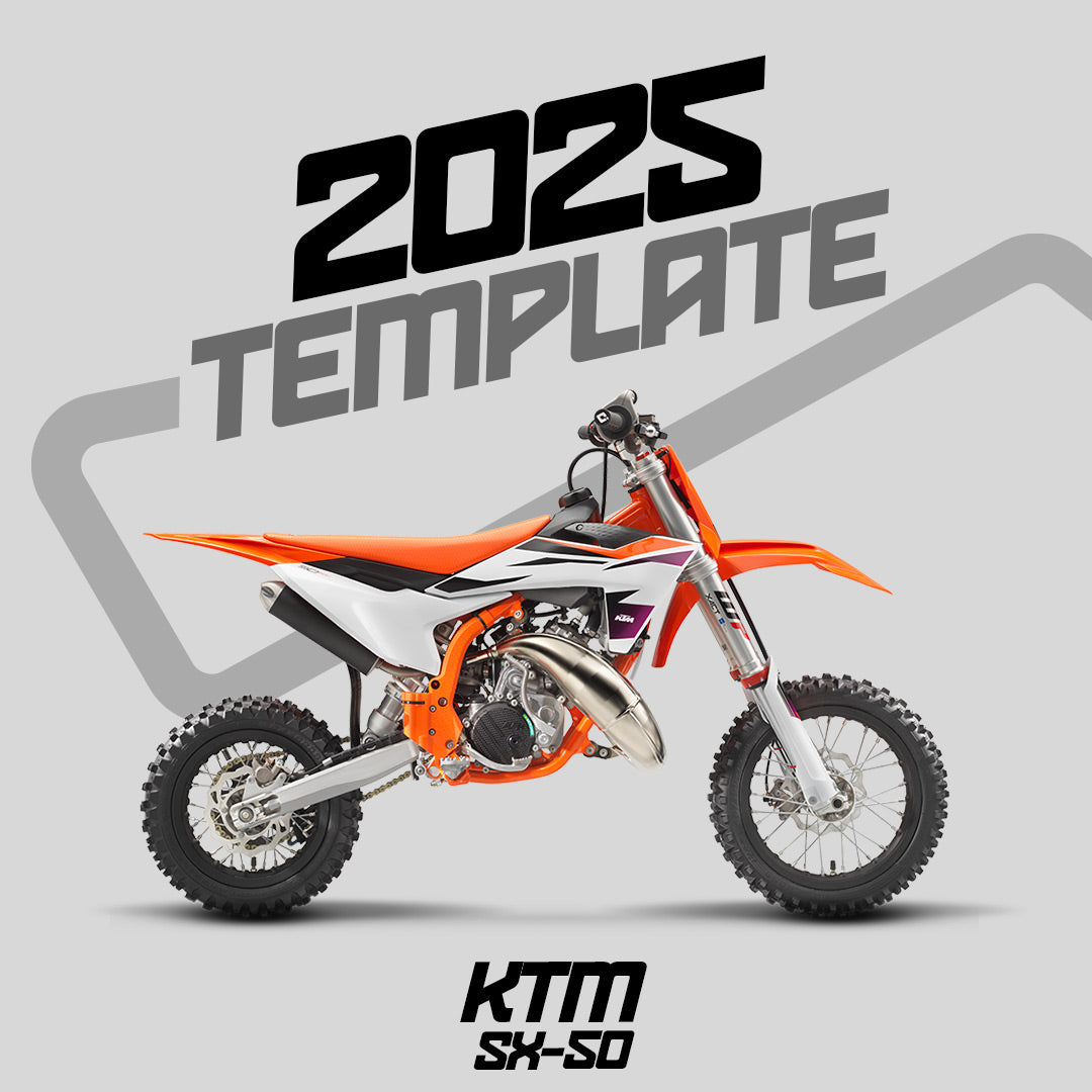 KTM SX 50 (2025) Template - AndDesign Motocross Templates