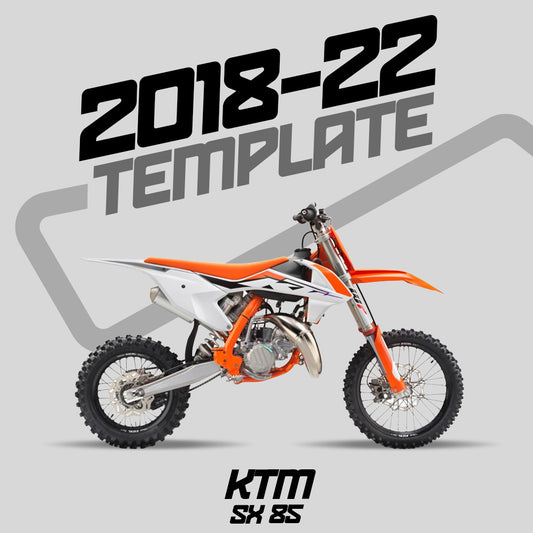 Ktm - Sx85 (2018-2022) Template - AndDesign Motocross Templates