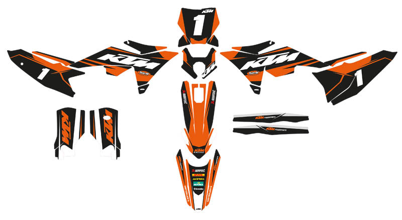 Ready Made Editable designs (Full Bundle pack ) 150 files MX and Enduro / ready for printing - AndDesign Motocross Templates