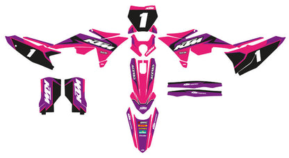 Ready Made Editable designs (Full Bundle pack ) 150 files MX and Enduro / ready for printing - AndDesign Motocross Templates