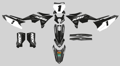 Ready Made Editable designs (Full Bundle pack ) 150 files MX and Enduro / ready for printing - AndDesign Motocross Templates
