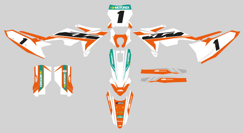 Ready Made Editable designs (Full Bundle pack ) 150 files MX and Enduro / ready for printing - AndDesign Motocross Templates