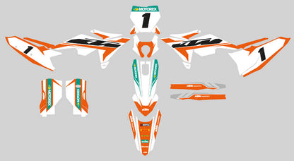 Ready Made Editable designs (Full Bundle pack ) 150 files MX and Enduro / ready for printing - AndDesign Motocross Templates