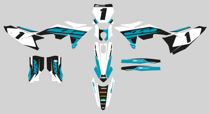 Ready Made Editable designs (Full Bundle pack ) 150 files MX and Enduro / ready for printing - AndDesign Motocross Templates