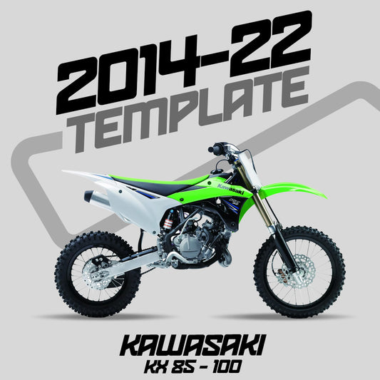 KAWASAKI - KX85-100 (2014-2022) Template