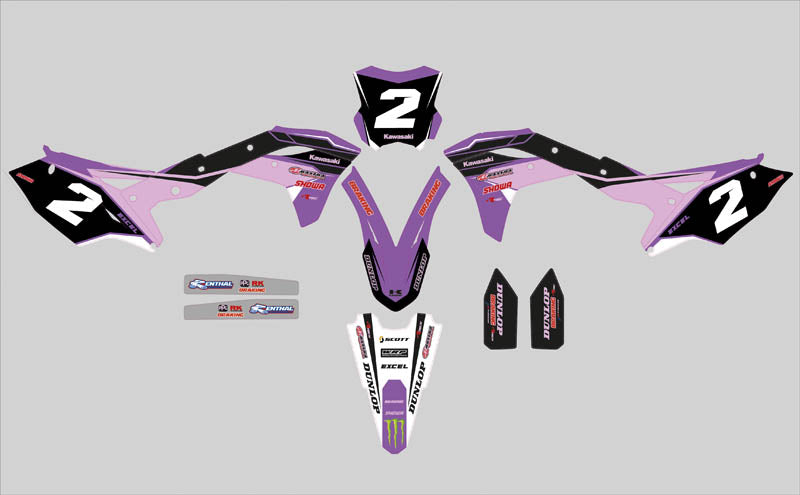 Ready Made Editable designs (Full Bundle pack ) 150 files MX and Enduro / ready for printing - AndDesign Motocross Templates