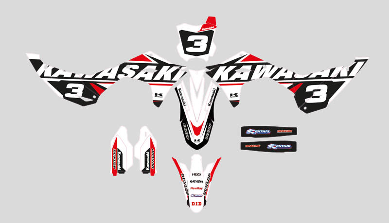 Ready Made Editable designs (Full Bundle pack ) 150 files MX and Enduro / ready for printing - AndDesign Motocross Templates