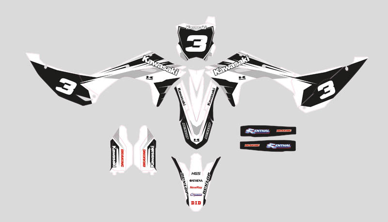 Ready Made Editable designs (Full Bundle pack ) 150 files MX and Enduro / ready for printing - AndDesign Motocross Templates