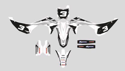 Ready Made Editable designs (Full Bundle pack ) 150 files MX and Enduro / ready for printing - AndDesign Motocross Templates