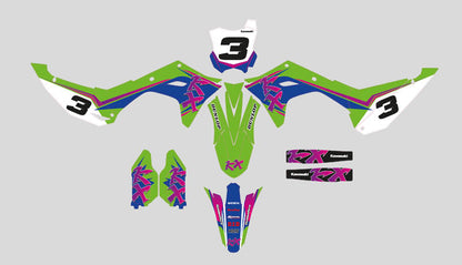Ready Made Editable designs (Full Bundle pack ) 150 files MX and Enduro / ready for printing - AndDesign Motocross Templates